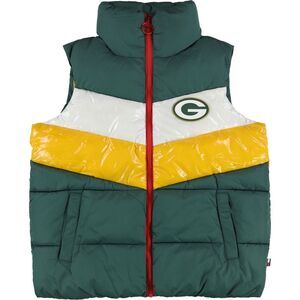 Tommy Hilfiger Mens Green Bay Greenkers Puffer Vest, Green, S, DM